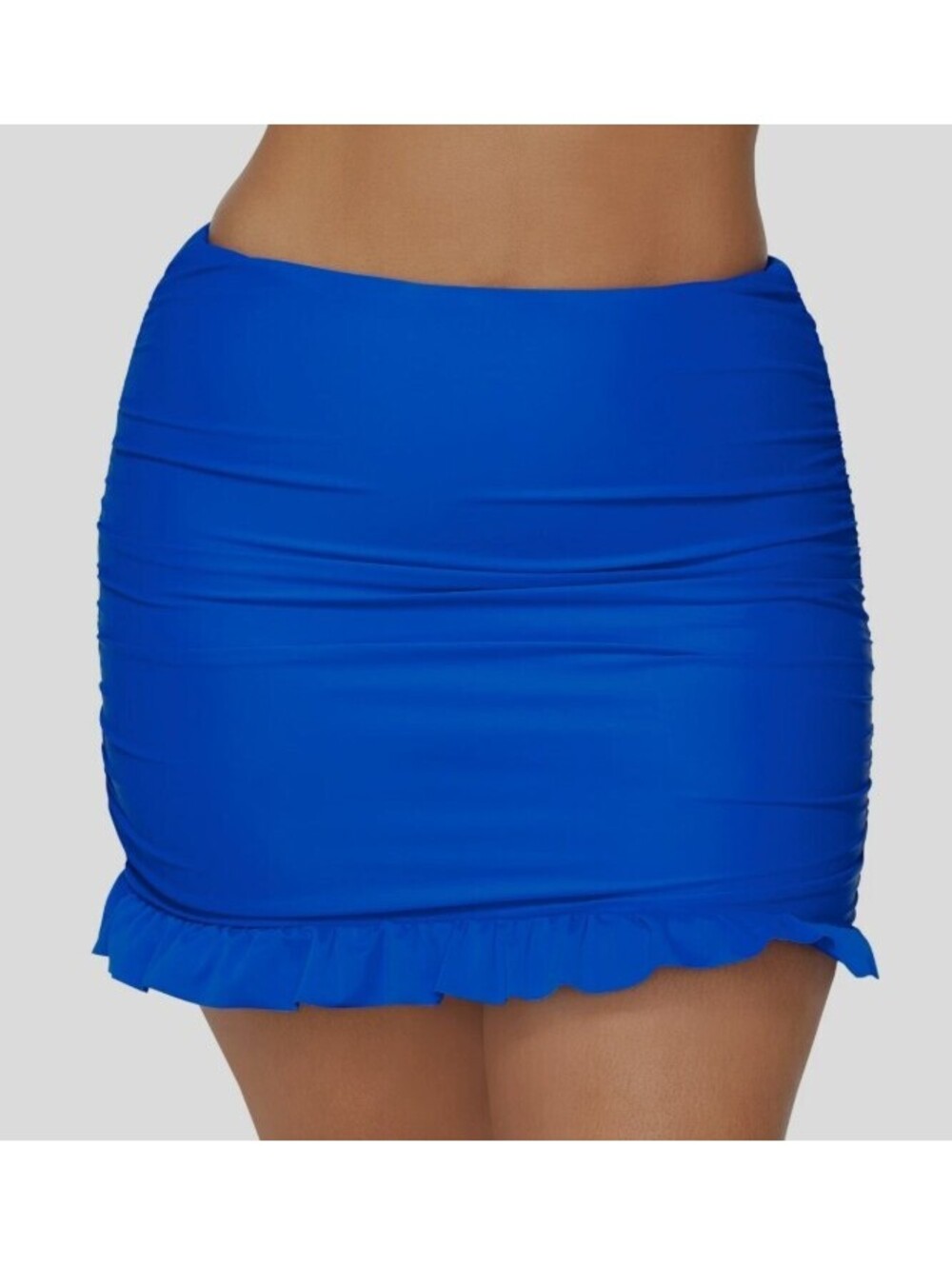 NWT  Raisins Curve Blue Tummy Thinner Swim Skirt 22W Flattering High-Rise